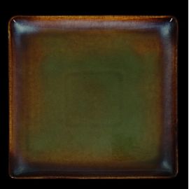 Тарелка квадратная Corone Verde 9 232х232 мм, синий+зеленый(фк0713)