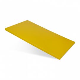 Доска разделочная Клен 530х325х18 желтая пластик(мки166/2)