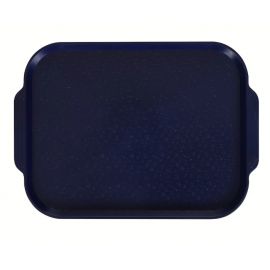 Поднос столовый Клен 450х355 с ручками темно-синий [2109](мки107)