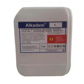 Жидкое щелочное моющее средство для циркуляционной мойки с дезинфицирующим эфф Alkadem L 5 л