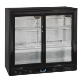 Шкаф холодильный барный Tefcold DB200S СО СТЕКЛОМ ЧЕРНЫЙ(A6484)