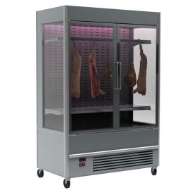 Витрина для демонстрации мяса Carboma FC20-08 VV 1,0-3 X7 0430 (распашные двери структурный стеклопакет)(П0000005531)
