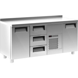 Стол холодильный Carboma T70 M3-1 (3GN/NT) (с бортом)(1 дверь.3 ящика)(1801866p.1593)