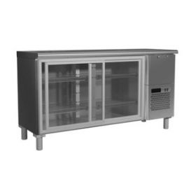 Стол холодильный Rosso Т57 М2-1-С 9006-1 корпус серый, без борта (BAR-360 К Rosso)