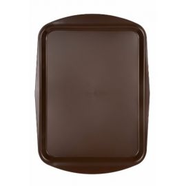 Поднос столовый Luxstahl KH-4759, 04004 (490х360мм темно-коричневый полипропилен особо прочный)(мки39/11.1)