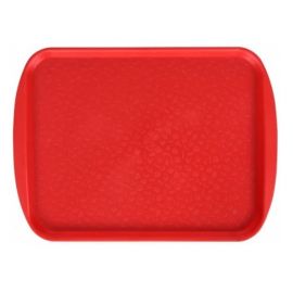 Поднос столовый Luxstahl PS Red 4410 (415х305 с ручками красный)(мки052)