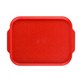 Поднос столовый Luxstahl PS Red 4410 (450х355 с ручками красный)(мки017)