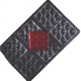 Форма для шоколада Pavoni Chocolate Bar Bricks Mini 70х70мм h10,5мм, 50гр, 6 ячеек, п/к PC5013FR