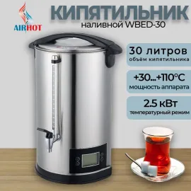 Электрокипятильник Airhot WBED-30 (электронная панель, LCD-экран)