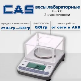 Лабораторные весы Cas XE-600(A7457)