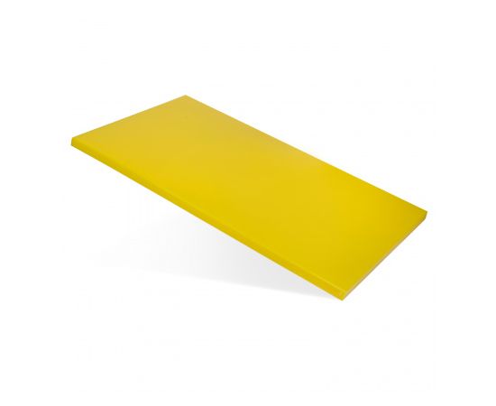 Доска разделочная Клен 350х260х8 желтая пластик(мки167/2)