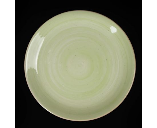 Тарелка мелкая Corone Natura 10 255 мм, зеленый(фк0927)