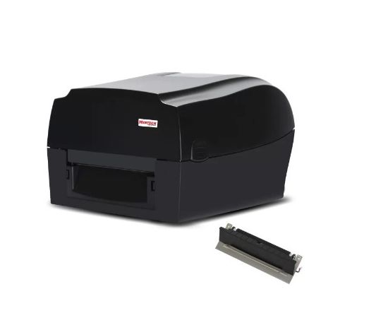 Термотрансферный принтер этикеток Mertech TLP300 TERRA NOVA USB, RS232, Ethernet Black с отделителем