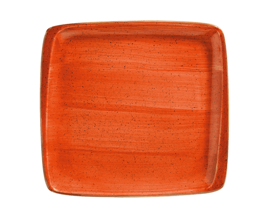 Тарелка квадратная Bonna TERRACOTA AURA ATC MOV 28 KR (22х20 см, терракотовый)