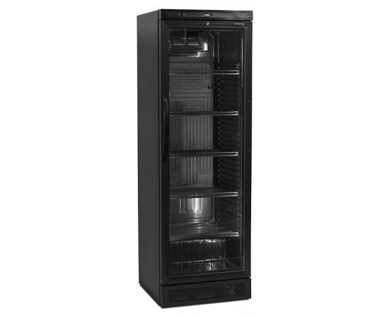 Шкаф холодильный со стеклом Tefcold CEV425 BLACK