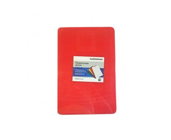 Разделочная доска Gastrorag CB45301RD полиэтилен, 45х30x1.2 см, цвет красный(inv00014340)