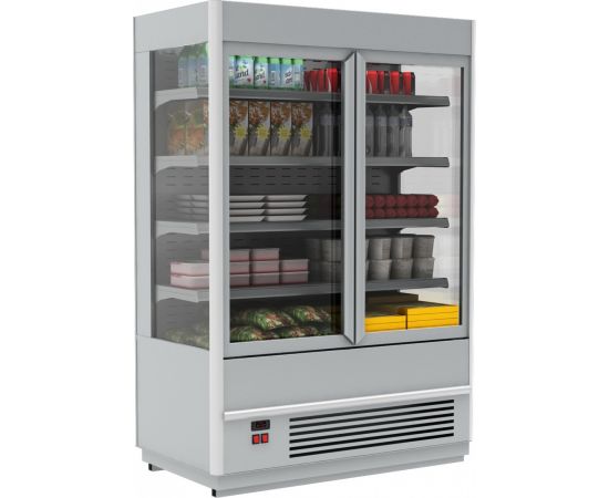 Горка холодильная Carboma FC20-07 VV 1,9-1 (Паттерн) (распашные двери стекл. фронт)(П0000005695.417)