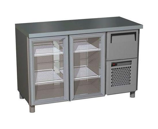Стол холодильный Carboma T57 M2-1-G X7 9006-19 (BAR-250C) (без борта, планка)(П0000005746)