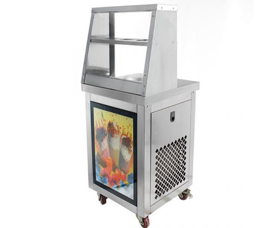 Фризер для ролл мороженого Foodatlas KCB-1Y (контейнеры, световой короб)(УТ000009211)