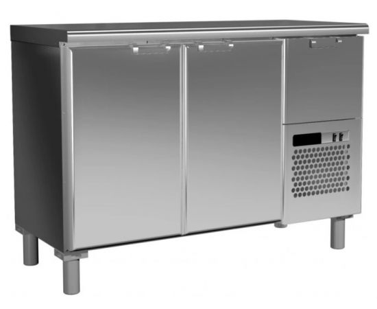 Стол холодильный Rosso Т57 М2-1 9006-1 корпус серый, без борта (BAR-250 Rosso)