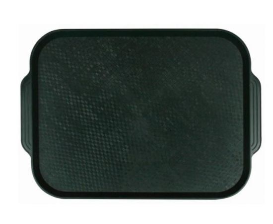 Поднос столовый Luxstahl 357 С (415х305 с ручками темно-зеленый)(мки079)