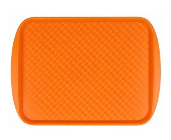 Поднос столовый Luxstahl 7071 (415х305 с ручками светло-оранжевый)(мки082)