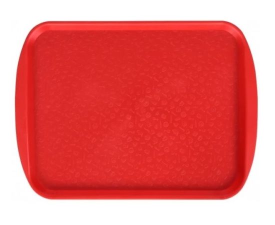 Поднос столовый Luxstahl PS Red 4410 (415х305 с ручками красный)(мки052)