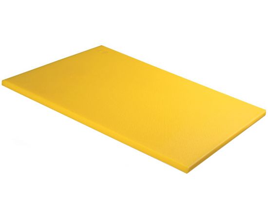 Доска разделочная Luxstahl 400х300х12 жёлтая полипропилен