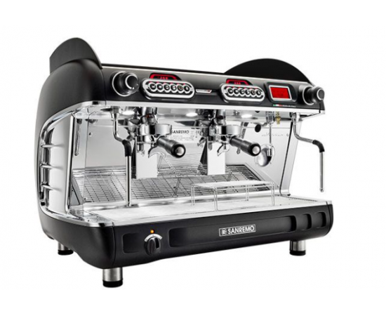 Кофемашина Sanremo VERONA RS 2GR TALL (2 гр. 220В автомат чёрная)