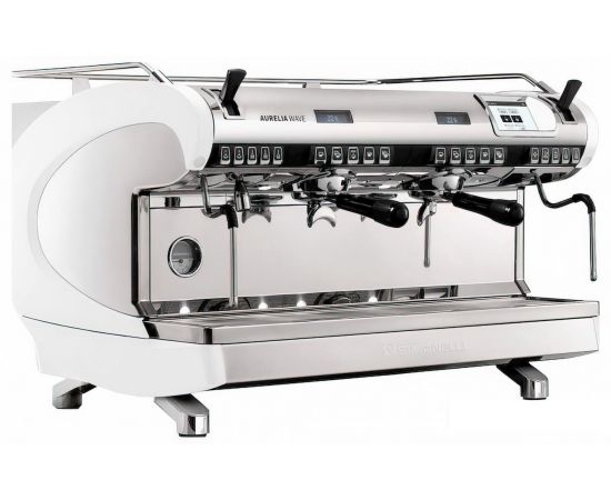 Кофемашина-автомат Nuova Simonelli Aurelia Wave 2Gr V 220V white+high groups+LED