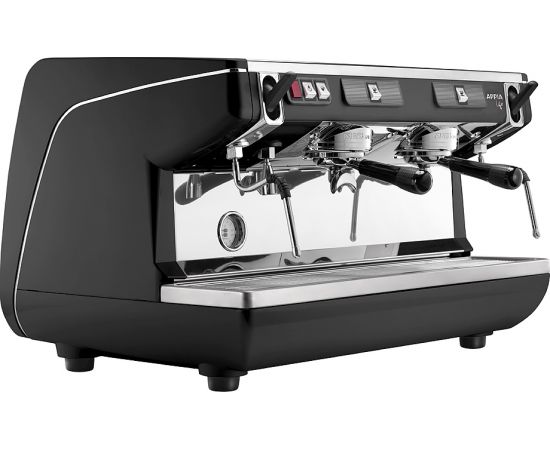 Кофемашина-полуавтомат Nuova Simonelli 2 группы (выс.) Nuova Simonelli Appia LIFE 2gr S 220V black+high groups+economizer