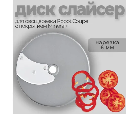 Диск-слайсер 6 мм Robot Coupe 28196(28196/28196W)