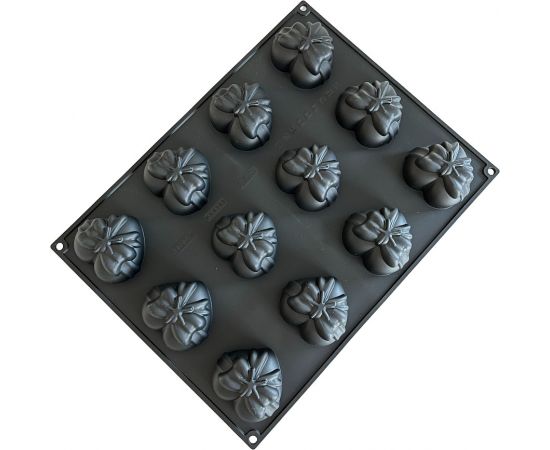 Форма силиконовая Pavoni PAVOFLEX для пирож, 3D Cadeau 300х400мм h36мм, 12 ячеек, 90мл PX4385S